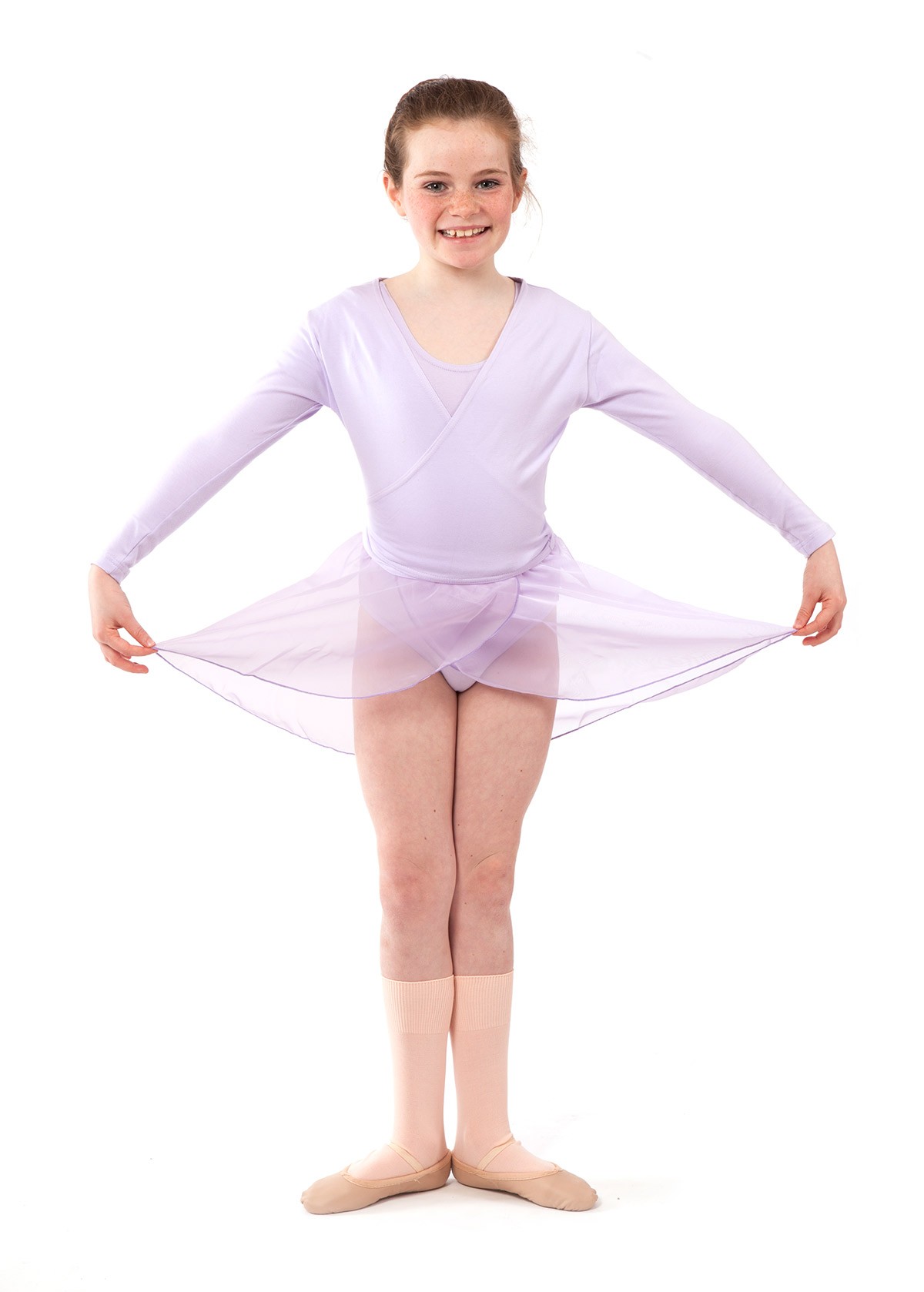 Pre & Primary Wrap Skirt- lilac